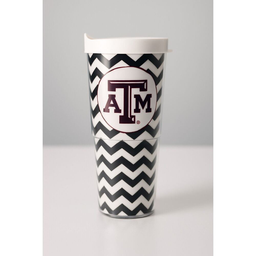 Texas A&M Chevron Travel Tumbler